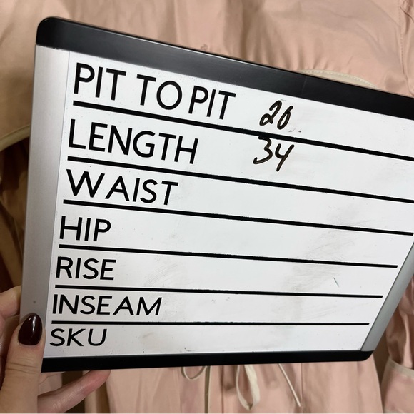 Betsey Johnson Light Pink Trench Coat coquette corset swing twirl sz L jacket - Picture 12 of 16